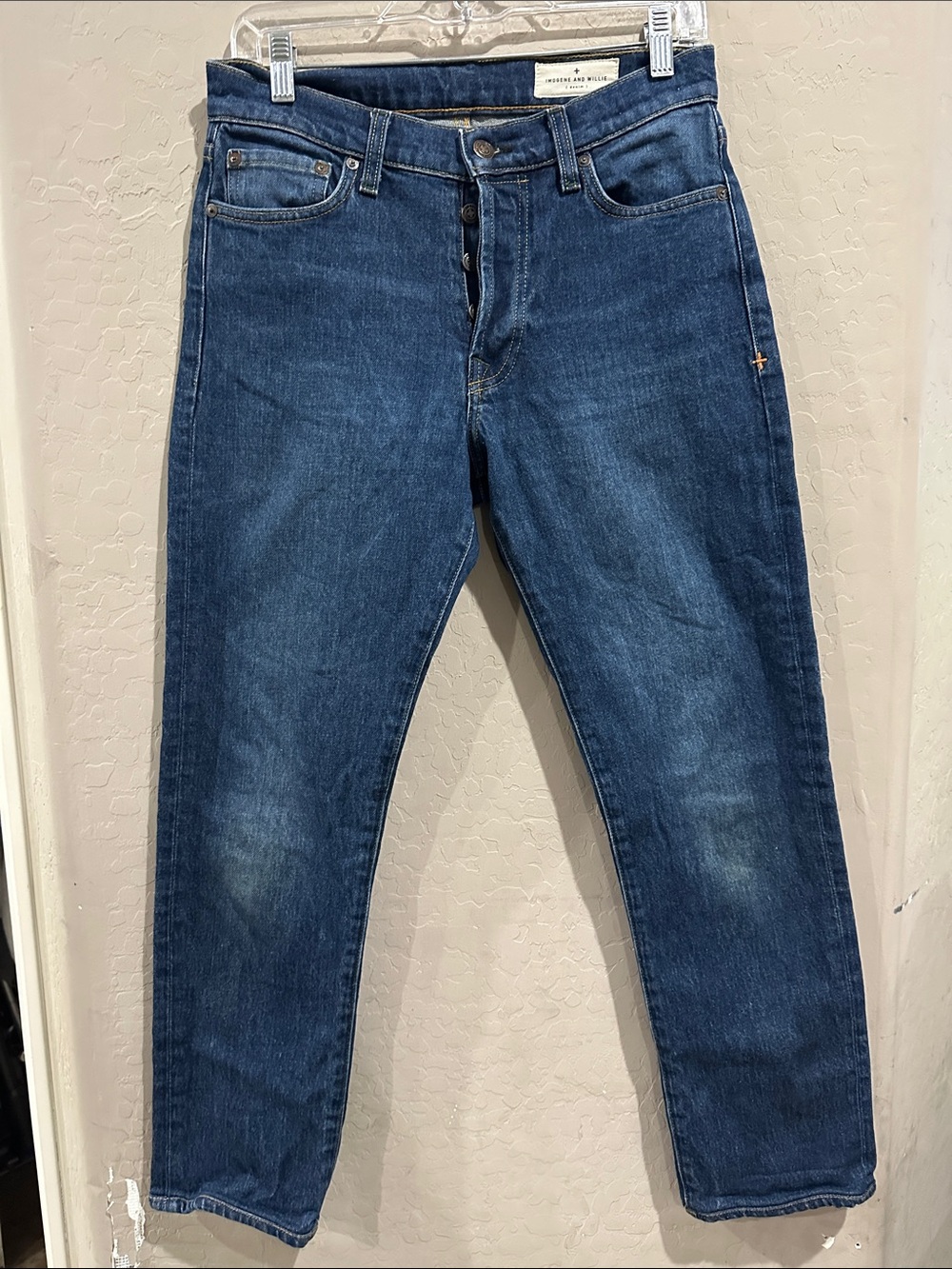 imogene + willie Relaxed women’s James Jeans in Dark Blue Denim